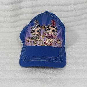 L.O.L. Surprise Girls Baseball Hat Blue MGA Flapper 20's Adjustable Cap